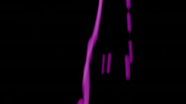 Aqua Colorful red abstraction. Flow of acrylic paints. Topical liquid paints. Futuristic liquid animated frame with organic design. Abstract colored moving background close-up. Futuristic