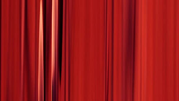 Geanimeerde Bewegende Achtergrond Rood Abstracte Decoratieve Zachte Kleuren Streep Vorm — Stockvideo