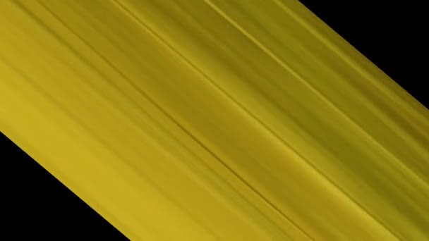 Κίτρινα Ακρυλικά Χρώματα Αφαίρεση Γρήγορης Κίνησης Απόδοση Animation Μαύρο Φόντο — Αρχείο Βίντεο