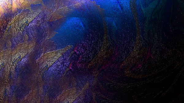 어두운 색상의 배경을 아크릴 페인트의 아름다운 추상적 대리석 원문을 복사할 — 스톡 사진