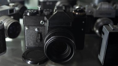 Eski fotoğraf makinesi, eski kamera.