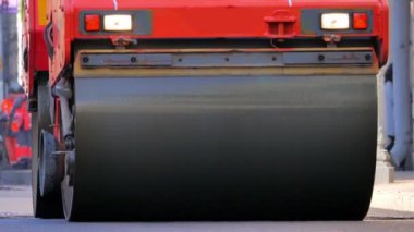 Asfalt paver asfalt tamir şehir yolda uygulama