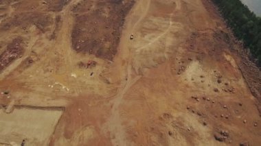 doğada site bina havadan görünümü