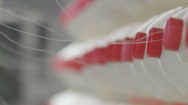 Biriktirme beyaz iplik Tekstil imalatı