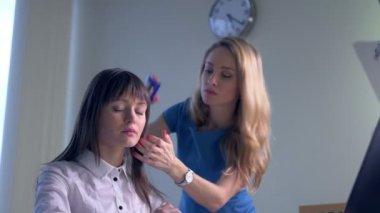 Güzel kadın Kuaför Salonu