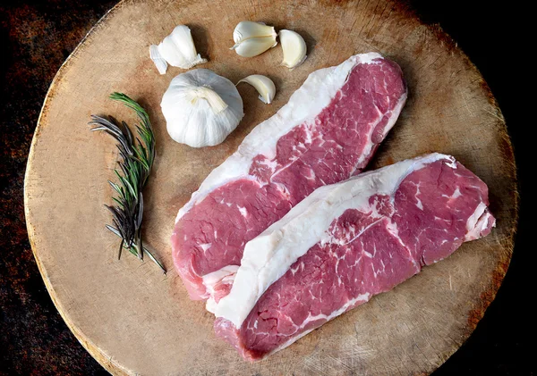 Cortar a carne fresca Angus — Fotografia de Stock