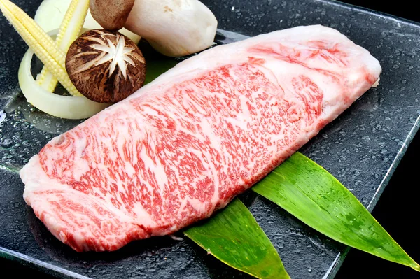 Grande manzo wagyu giapponese — Foto Stock