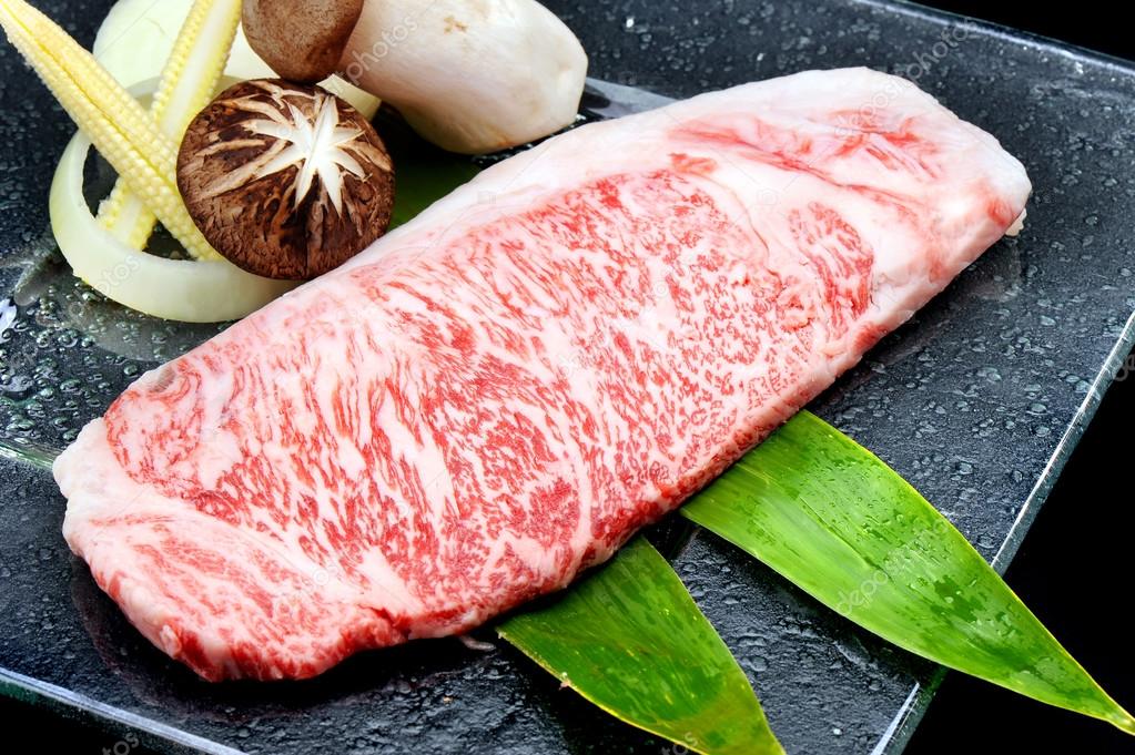 Great Japanese wagyu beef Stock Photo by 108120634