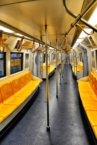 Inside BTS seat at last station — Stock Photo, Image