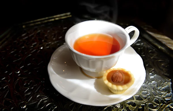 Hora da pausa para chá — Fotografia de Stock
