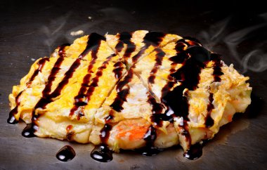 Okonomiyaki Japon pizza