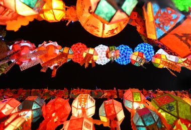 Yeni yıl kağıt lamba