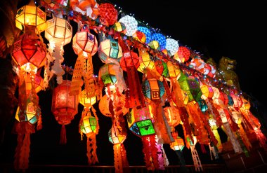 Yeni yıl kağıt lamba