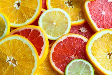 Taze narenciye meyve limon, limon, portakal, greyfurt