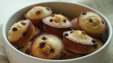 Tatlı lezzetli limon Cupcakes