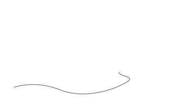 Suya girmeden hemen önce havada asılı duran, hareketli, hareketli, hareketli, hareketli, hareketli, hareketli, hareketli, hareketli bir sporcunun animasyon çizimi. Tam uzunluktaki tek çizgi canlandırması