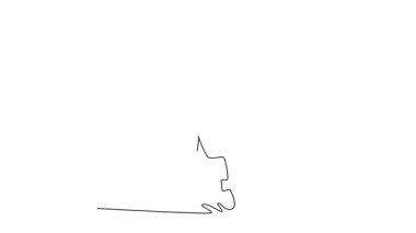 Kendi kendine çizim yapan tek çizgi, futbolcu serbest stil sporcusunu alnında ustalıkla dengede tutarken hafifçe zıplatıyor. Tam kontrol ve odaklanma. Devamlı bir çizgi. Tam uzunluk canlandırması