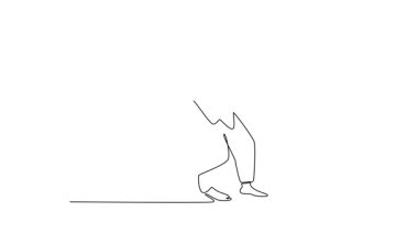 Tek çizgili animasyon. İki güzel kadın birbirine kenetlenmiş durumda. Kalça fırlatma mekanizması çalışıyor. Judo 'nun teknik gücü. Devamlı bir çizgi. Tam uzunluk canlandırması