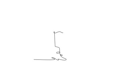 Sürekli kendini çizen animasyon, Katana kılıcını sırtında tutarak hazır ve nazır durmakta olan ninja bir delikanlıyı kendine çekiyor. Tam uzunluktaki bir çizgi canlandırması