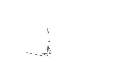 Sürekli kendini çizen animasyon adamı arkadan çeker, motorlu scooter kullanır. Etkili, hızlı, son mil şehir yolculuğu için mikro hareketlilik hızı. Tam uzunluktaki tek çizgi canlandırması