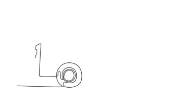 Sürekli çizilen kendi kendine çizimi, kenar görüş açısından zarif bir fren dümeni yükleyicisini çeker, temiz ve profesyonel olarak kompakt endüstriyel makine siluetini sergiler. Tam uzunluktaki bir çizgi canlandırması