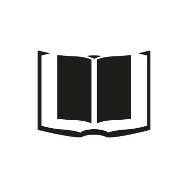 kara kitap basit simgesi