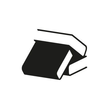 kara kitap basit simgesi