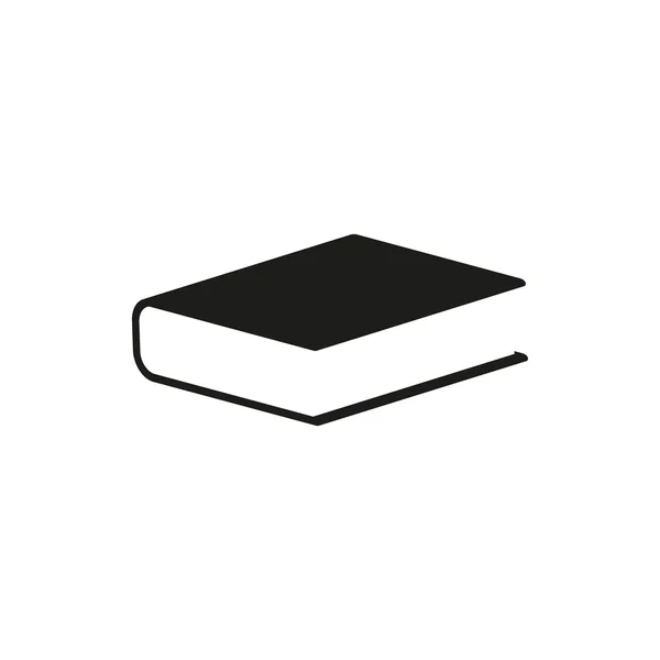 Zwartboek eenvoudige pictogram — Stockvector