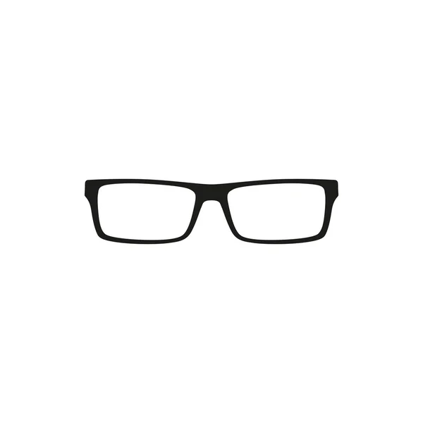 Modische Brille einfaches schwarzes Vektor-Symbol — Stockvektor