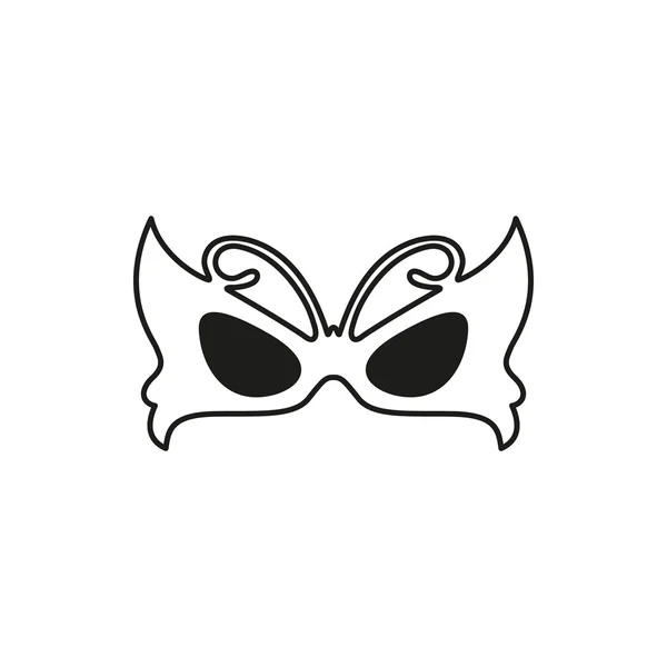 Óculos da moda ícone vetor preto simples — Vetor de Stock