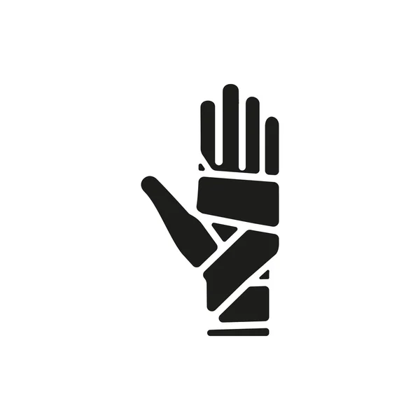 Illustration des Vektor-Handbandagierens — Stockvektor