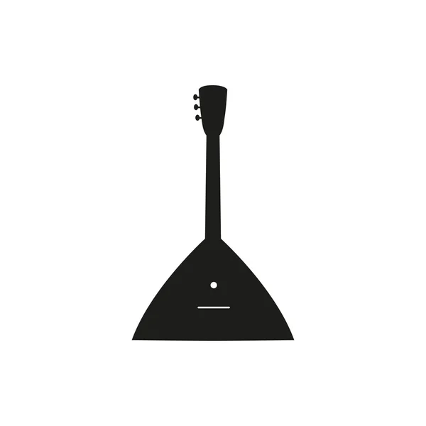 Ilustración vectorial de Balalaika sobre fondo blanco — Vector de stock