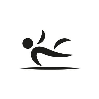 denge çubukları jimnastik vektör çizim