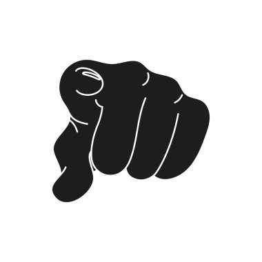 hafif bir arka plan üzerinde işaret parmağı jest