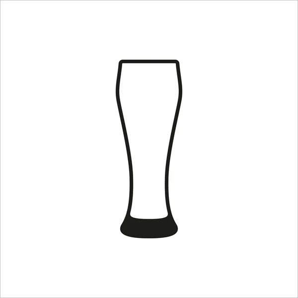 Illustration vectorielle de tasse de bière vide . — Image vectorielle