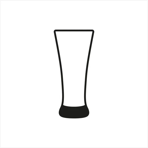 Illustration vectorielle de tasse de bière vide . — Image vectorielle
