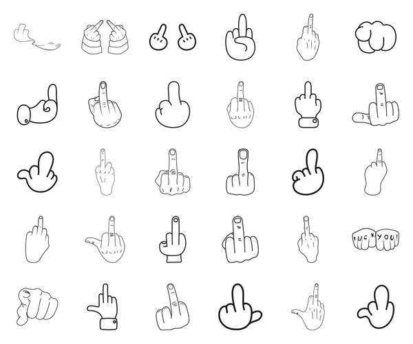 Fuck You for the creative use in graphic design — Stok Vektör