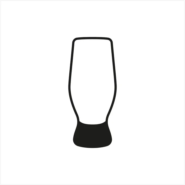 Illustration vectorielle de tasse de bière vide . — Image vectorielle