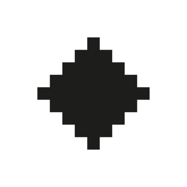 Teknoloji Logo rhombus şablon tek beyaz arka plan üzerinde renkli