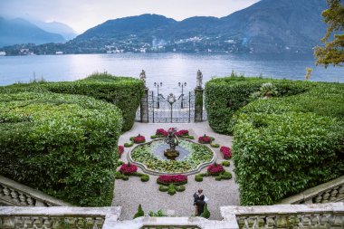 Lake Como, Villa Carlotta, İtalya.