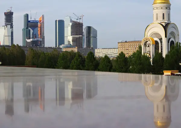 In der Stadt, Moskau, Russland — Stockfoto