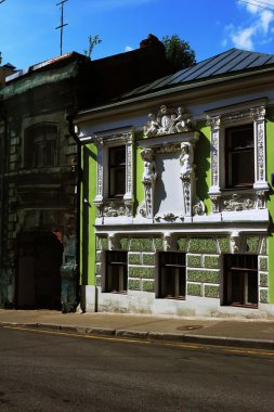 caryatids, Moskova, Rusya ile eski bina