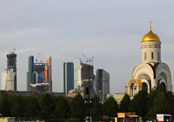 Kyrkan Och Element Ryssland — Stockfoto