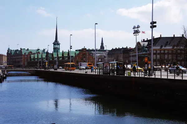 Diferentes Edifícios Elementos Copenhaga Dinamarca — Fotografia de Stock