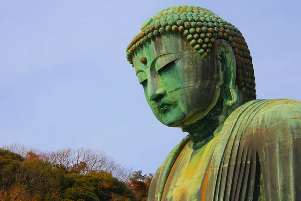 Buda heykeli Kamakura Park, Japonya — Stok fotoğraf
