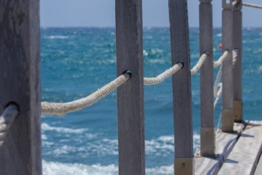 kayalar ve ufuk deniz manzarası