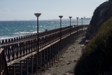 kayalar ve ufuk deniz manzarası