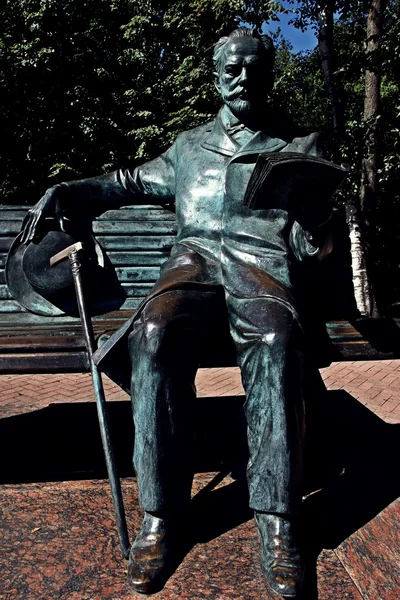 Monument of composer Tchaikovsky — Stock Photo, Image