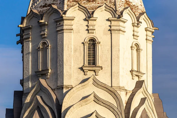 Elementos Iglesia Ascensión Parque Kolomenskoye Arquitectura Rusia — Foto de Stock