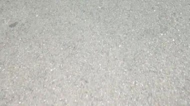 Asfalt yolda ayaksız en üst manzara.